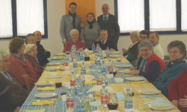 Foto della cena alla frazione Brollo